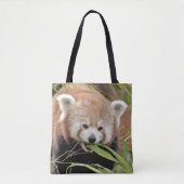 Tout au sac fourre-tout. Photo panda rouge, panda  (Devant)