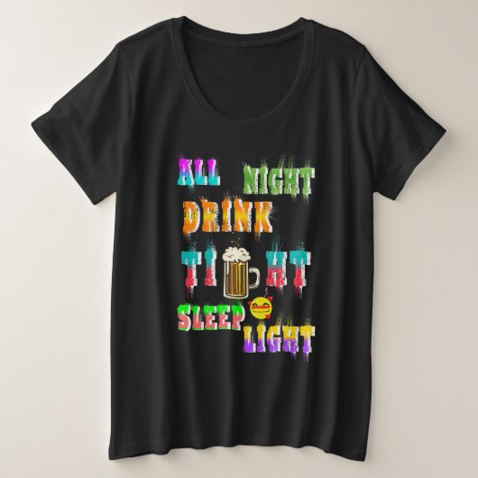 Tout Boisson Nuit Lumière Dormir (Design devant)