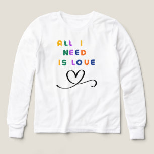 Tout ce dont j'ai besoin c'est d'amour