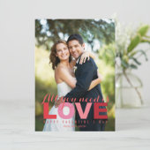 Tout ce dont vous avez besoin, c'est d'amour Carte (Debout devant)