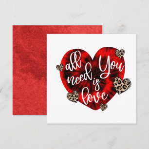 Tout Ce Dont Vous Avez Besoin Est Carte D'Amour