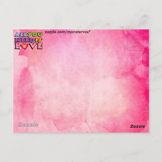 Tout Ce Dont Vous Avez Besoin Est Carte Postale Am (Dos)