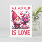 Tout ce dont vous avez besoin est l'amour - Carte (Debout devant)