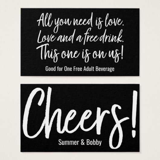 Tout ce dont vous avez besoin est l'amour et un ve (Devant & derrière)