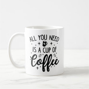 Tout ce dont vous avez besoin est une tasse de caf