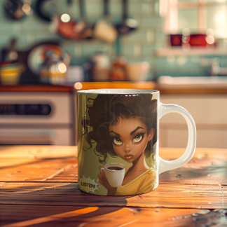 "Tout ce que je dis ou fais avant le café" Mug