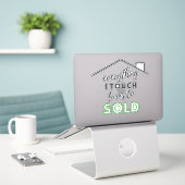 Tout ce que je touche se transforme en autocollant (Ordinateur portable sur le bureau)