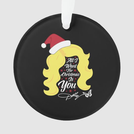 Tout ce que je veux Noël Dolly Wig (devant)