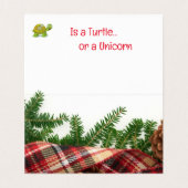 "Tout ce que je veux pour Noël" - Carte pliée (Inside Unfolded)