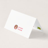 "Tout ce que je veux pour Noël" - Carte pliée (Back)