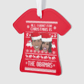 Tout ce que je veux pour Noël, c'est les Obama (devant)