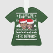 Tout ce que je veux pour Noël, c'est les Obama (dos)