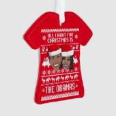 Tout ce que je veux pour Noël, c'est les Obama (devant)