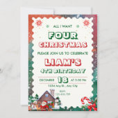 Tout ce que je veux pour Noël Invitation d'anniver (Devant)