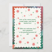 Tout ce que je veux pour Noël Invitation d'anniver (Dos)