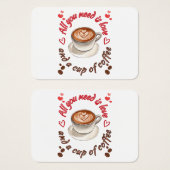 Tout ce qu'il vous faut, c'est l'amour et une tass (Devant & derrière)