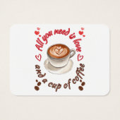 Tout ce qu'il vous faut, c'est l'amour et une tass (Dos)