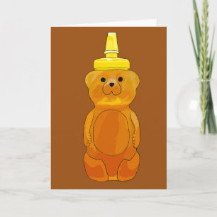 Tout comme Honey marrón cartes de voeux