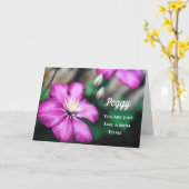 Tout Comme Une Carte Fleur Maman Clematis Violet (Fleur jaune)