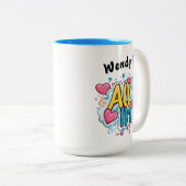 Tout dans" Mug de café personnalisé (Devant droit)