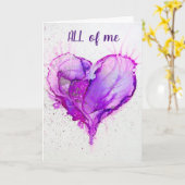 **TOUT DE MOI AIME TOUT DE TOI** CARTE D'AMOUR (Fleur jaune)