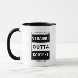 Tout droit hors du contexte Mug La vision de Pierr
