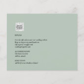 Tout-en-1 Mariage Feuille de verdure Photo Overlay (Dos)