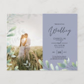 Tout-en-1 Mariage Feuille de verdure Photo Overlay (Devant)