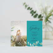 Tout-en-1 Mariage Feuille de verdure Photo Overlay (Debout devant)