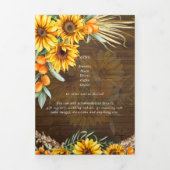 TOUT EN 1 PHOTO Mariage INVITER Programme RSVP Men (Page de couverture)