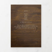 TOUT EN 1 PHOTO Mariage INVITER Programme RSVP Men (Page de couverture)