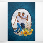 Tout-en-1 - Programme d'invitation au mariage Menu (Intérieur au milieu)