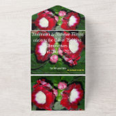 Tout En Un 25e anniversaire mariage invitation argent (Dehors)