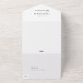 Tout En Un All in one Wedding Invitation Template (Dehors)