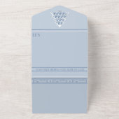 Tout En Un Blue All in One Christmas Event Invitation (Dehors)