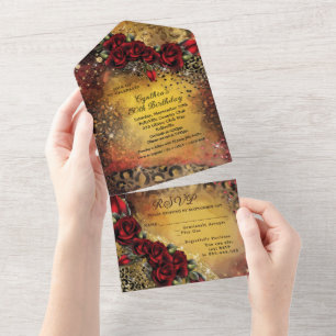 TOUT EN UN Événement Invitation