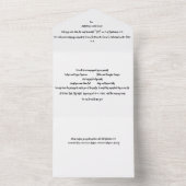 Tout en un Faire-part de mariage (À l'intérieur)