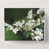 Tout En Un Fiançailles Invitation Party White Hydrangea (Verso)