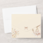 Tout En Un Flower Dreamy Soft Sweet 16 Birthday Invitation (Verso)