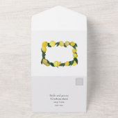 Tout En Un Huile citrons peints invitation déchirante (Dehors)