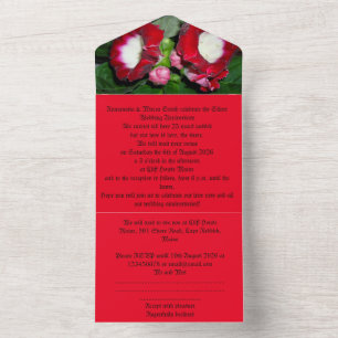 Tout En Un Invitation 25e anniversaire de mariage argent