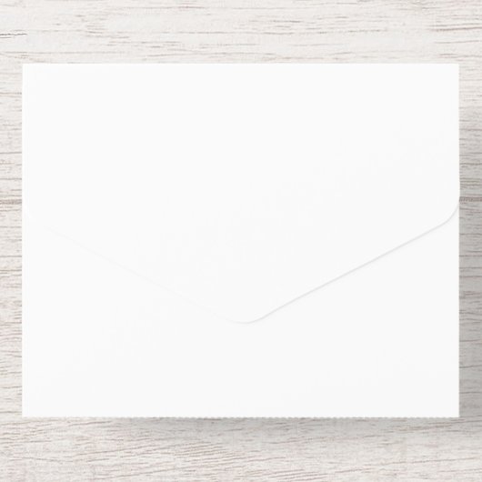 Tout En Un Invitation baiser personnalisé, unique, élégant et minimalist (Verso)