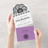 Tout en un Invitation d'anniversaire (Déchirure)