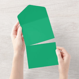 Tout En Un Invitation de mariage tout-en-un Emerald - personn