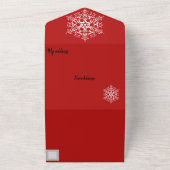 Tout en un Invitation de vacances et RSVP (Dehors)