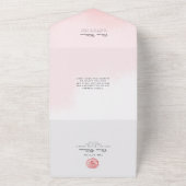 Tout En Un Invitation Douche de mariée moderne. (Dehors)