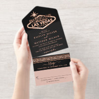 Elégant Las Vegas Destination Mariage Real Foil