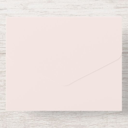 Tout En Un Invitation Élégant Mariage de script photo (Verso)