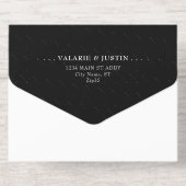 Tout En Un Invitation Élégante Branche Botanique Mariage Real Foil (Verso)