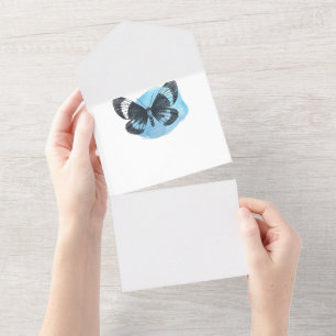 Tout En Un invitation et papeterie élégante et simple de papi